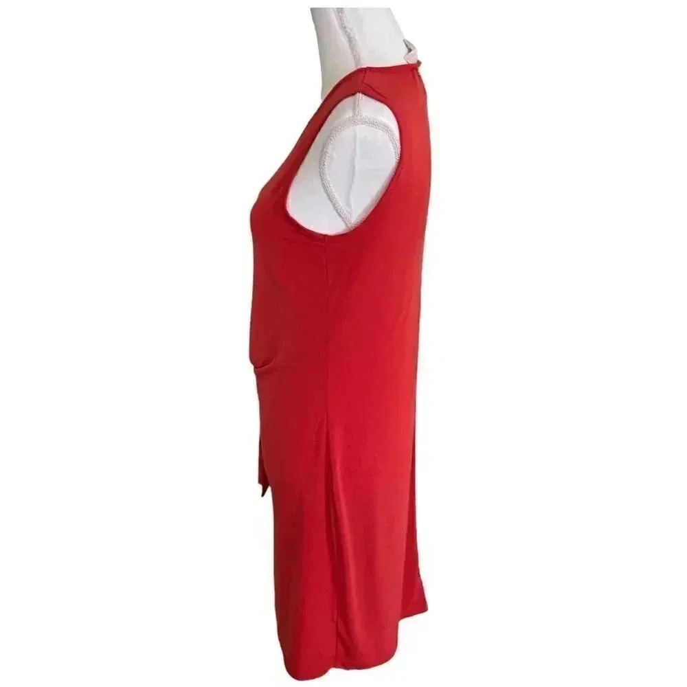 Michael KORS red dress size M EUC - Picture 9 of 9